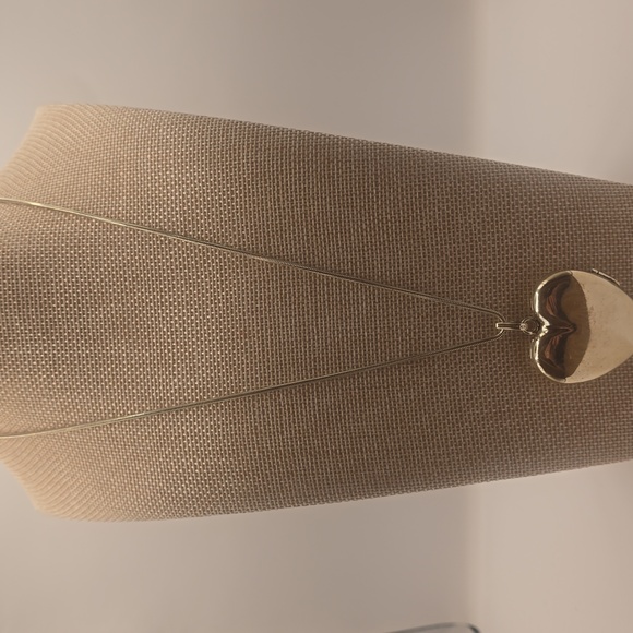 Silver Heart Locket Necklace - Picture 2 of 6